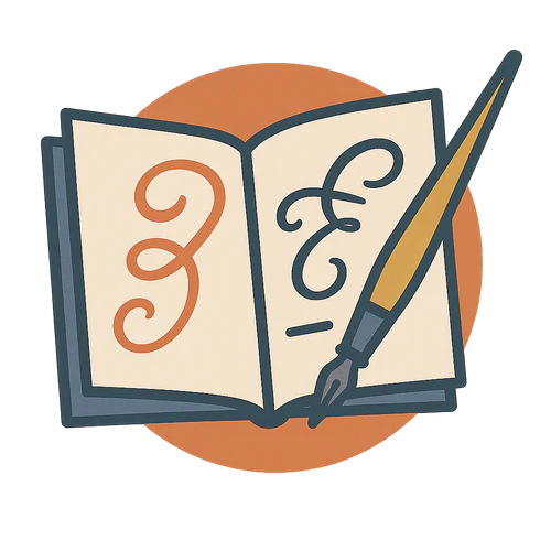 Calligraphy Flourishing Workbook