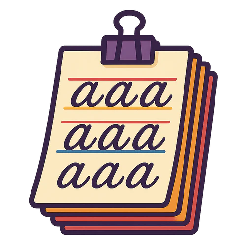 Calligraphy Practice Sheets Pack